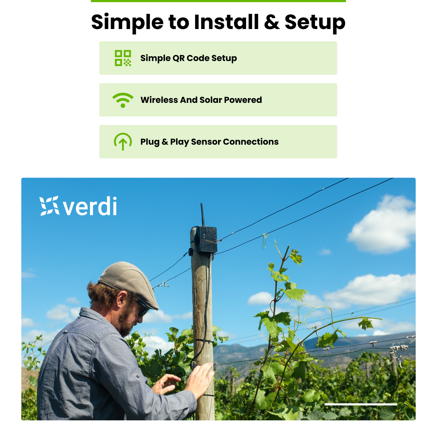 Verdi Multi-Depth Soil Moisture Kit | Affordable Wireless Sensor & Software